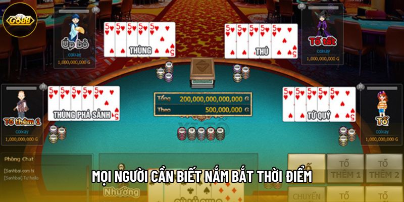 Mọi người cần biết nắm bắt thời điểm